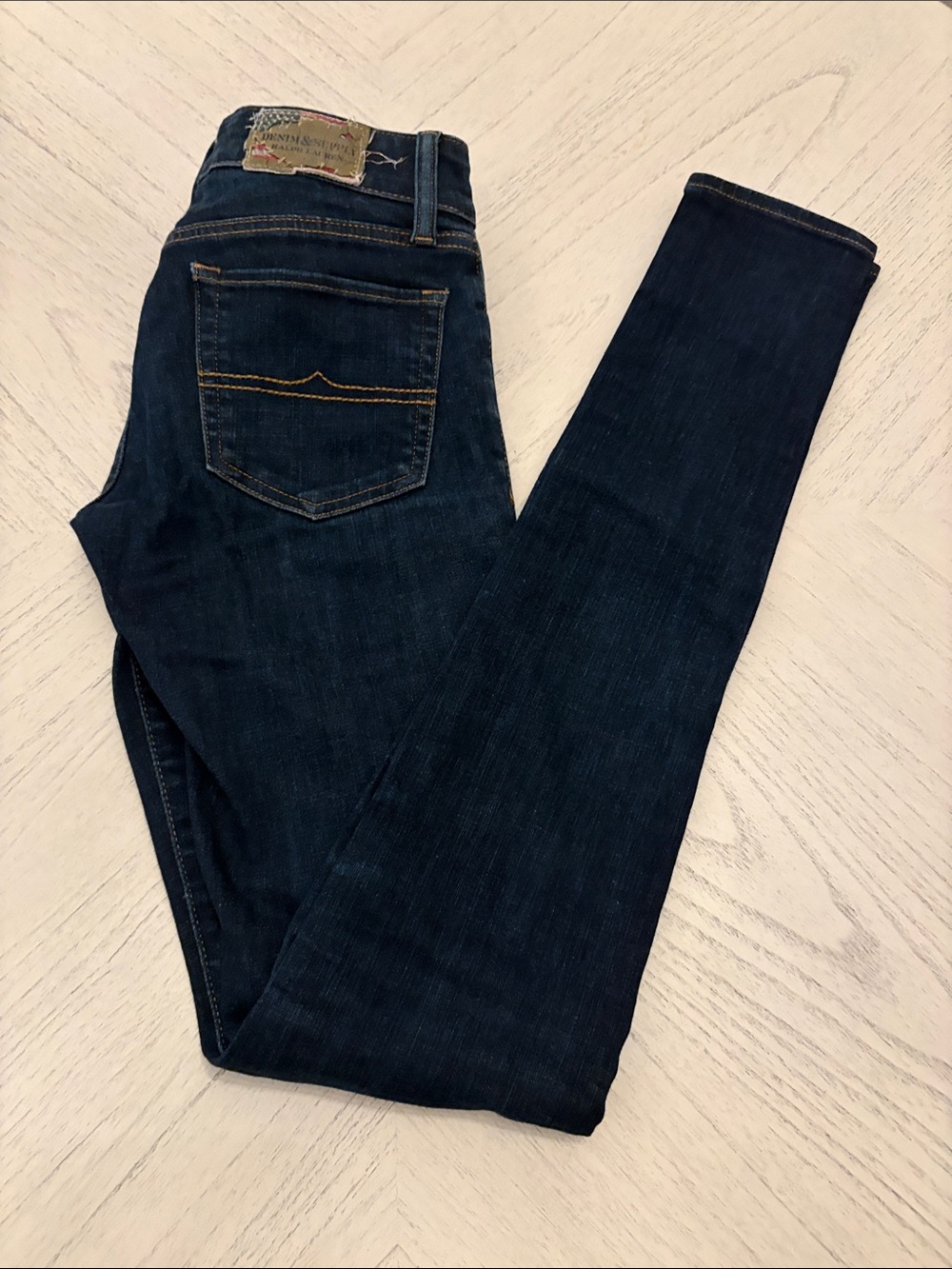 Denim & Supply Ralph Lauren Dark Indigo Skinny Jeans - Size 24/34 - [PH1]